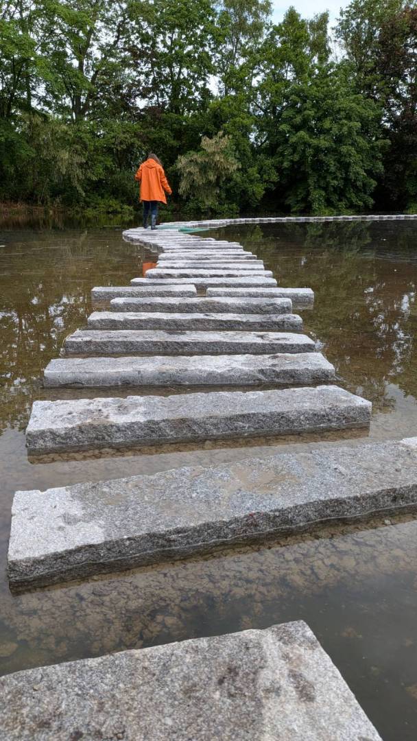 Just over an hour from Manchester: Europe's longest continuous stepping stones open just in time for the school summer holidays