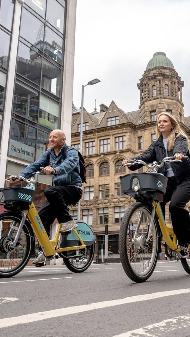 Forget replacement buses: Manchester commuters can claim 20 minutes of free e-bike travel every day during major tram line closures