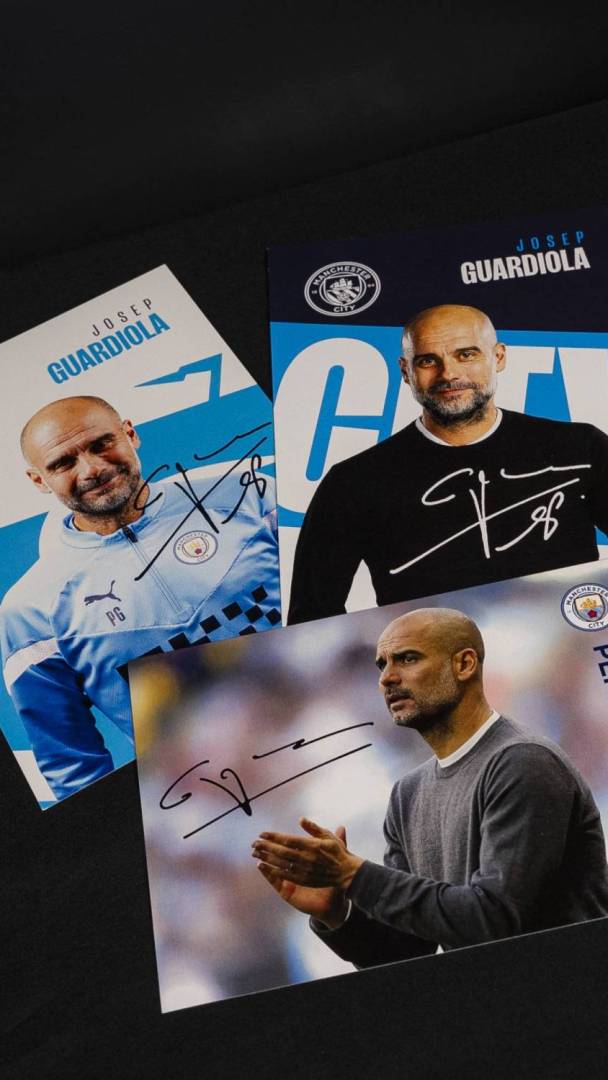 Pep Guardiola's office chair, handwritten notes and jacket go up for auction in rare Manchester City sale