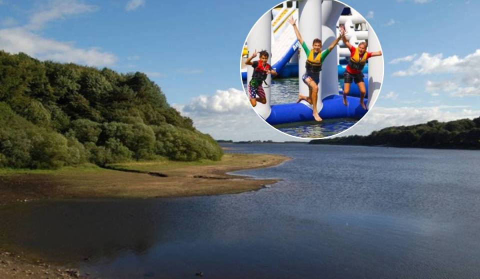 A huge new inflatable aqua park has opened at this Greater Manchester beauty spot, and you can grab a locally-brewed pint after your session – here’s everything you need to know