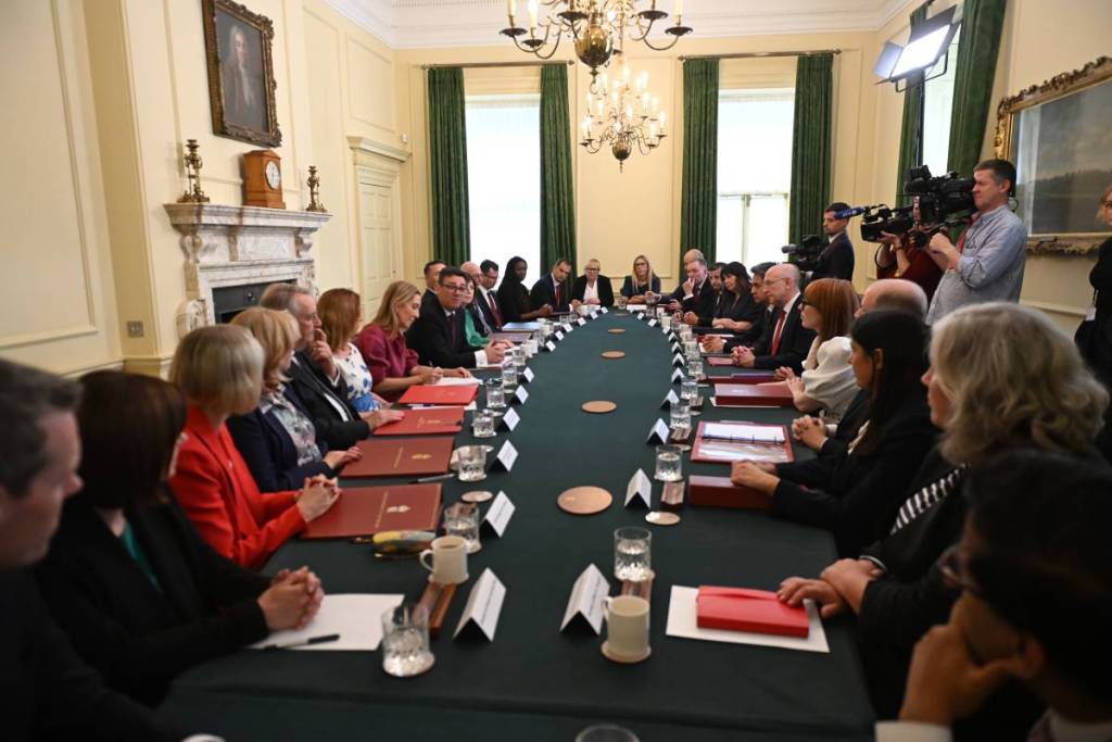 andy burnham first cabinet meeting