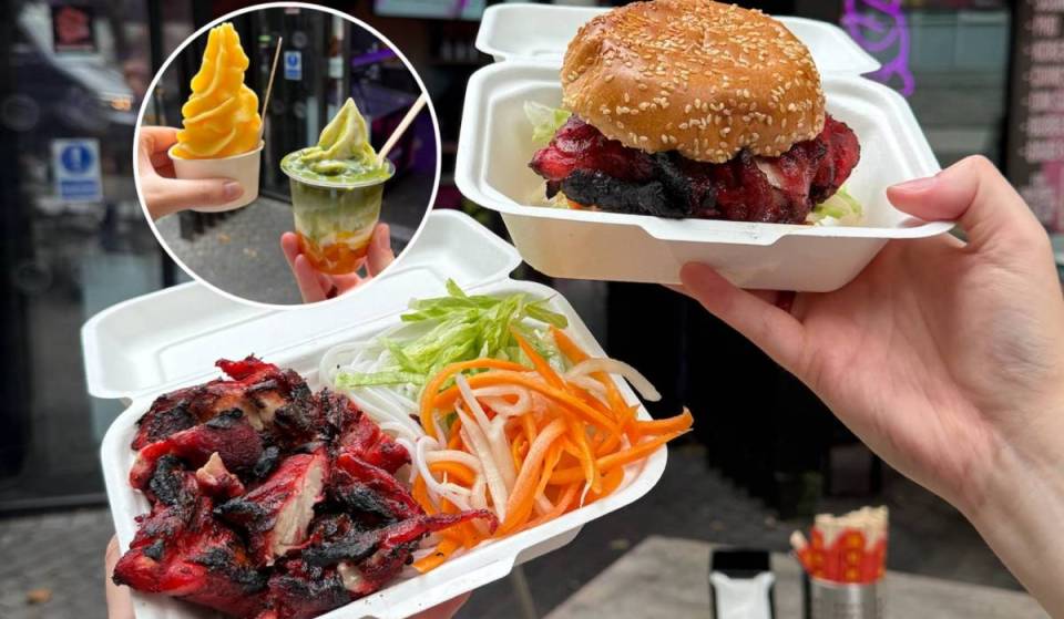 This Manchester food hall has launched a new Asian summer BBQ menu featuring char siu chicken &amp; matcha soft serve – plus giant monkey-shaped cones &amp; kimchi burgers