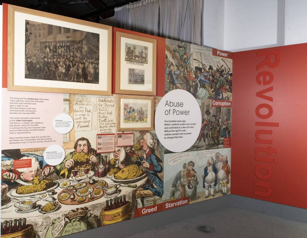 Revolution section, Main Gallery One People's History Museum, Shop