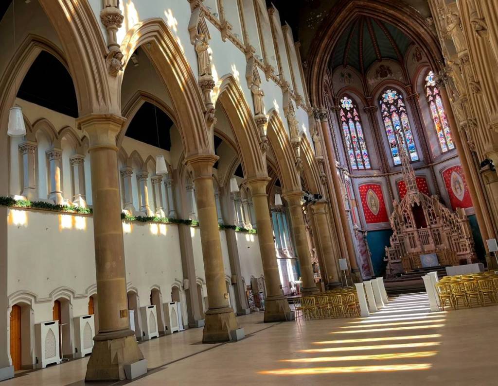 interior of gorton monastery