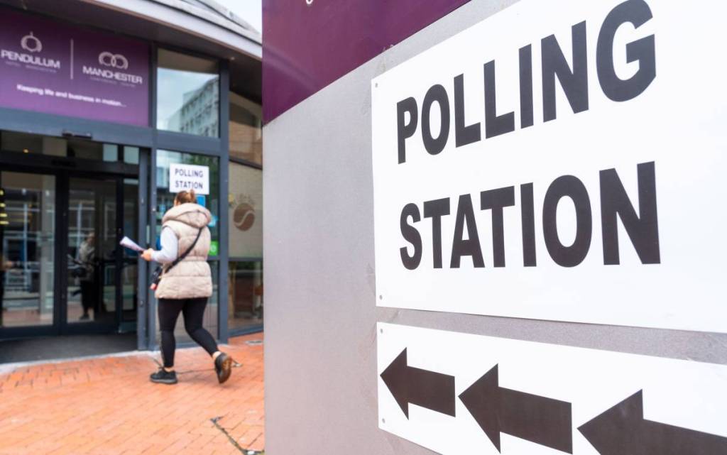greater manchester mayoral election polling station