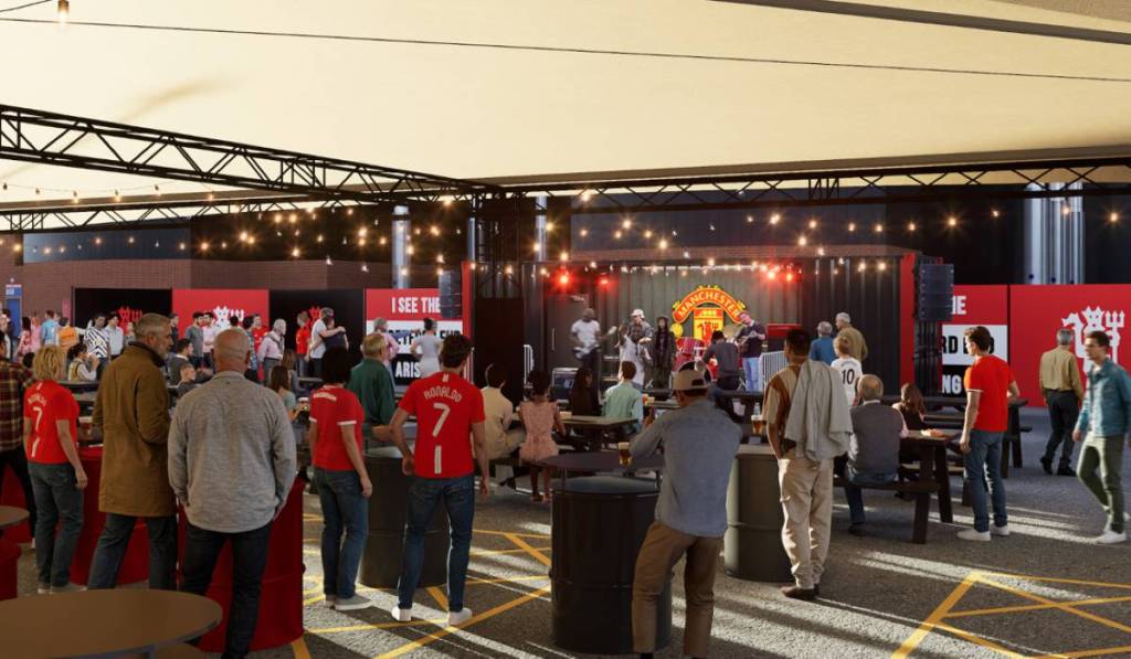 manchester united the paddock fanzone cgi