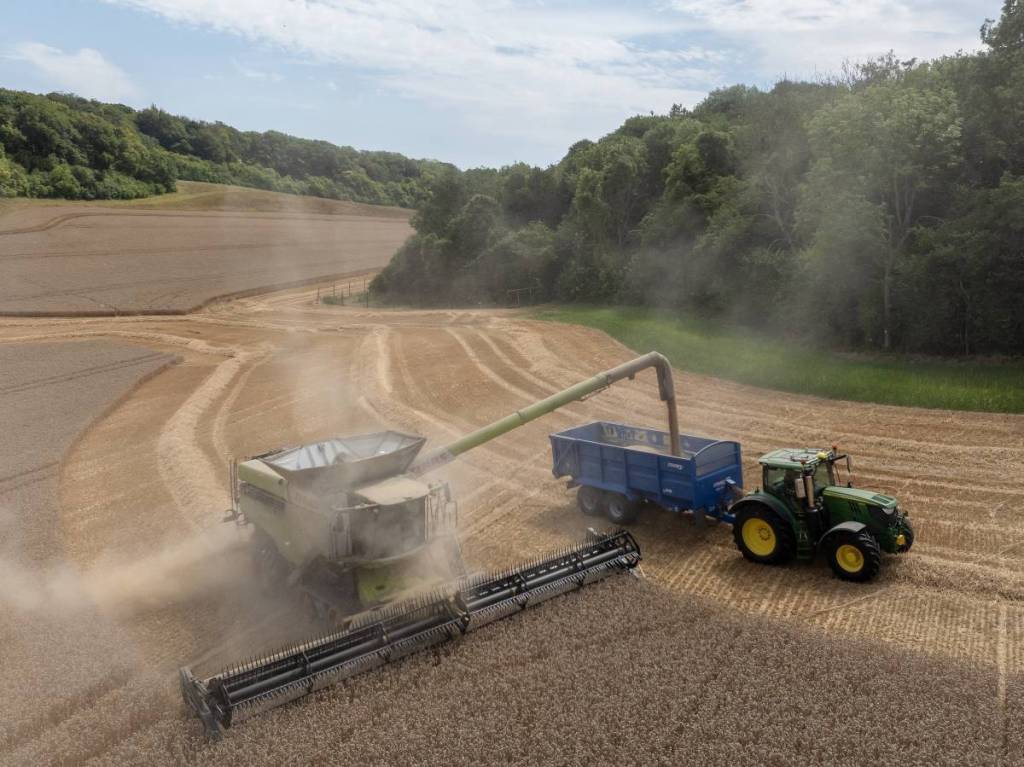 dry farmland early harvest drought uk