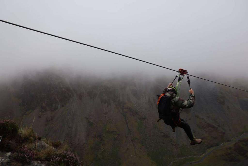 honister slate mine zip wire lake district