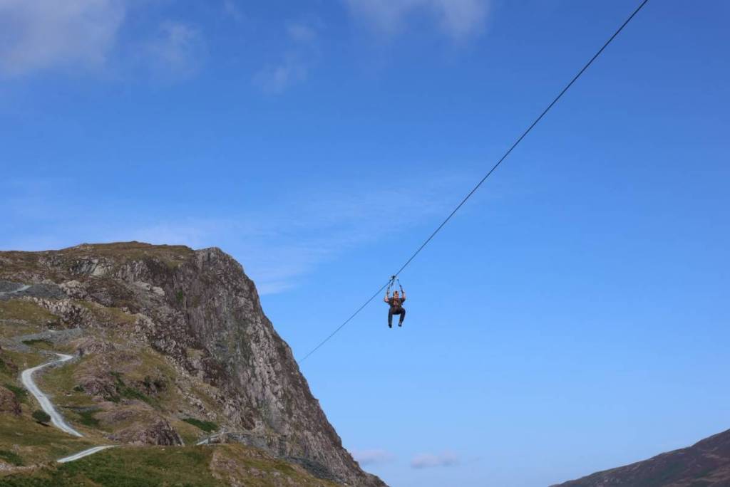 honister slate mine zip wire lake district