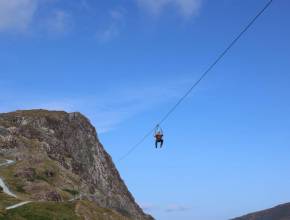 England’s last working slate mine has just launched an incredible 1,200-metre mountain zip wire in this North West beauty spot, hitting speeds of 65mph – and it doubles as working slate transport