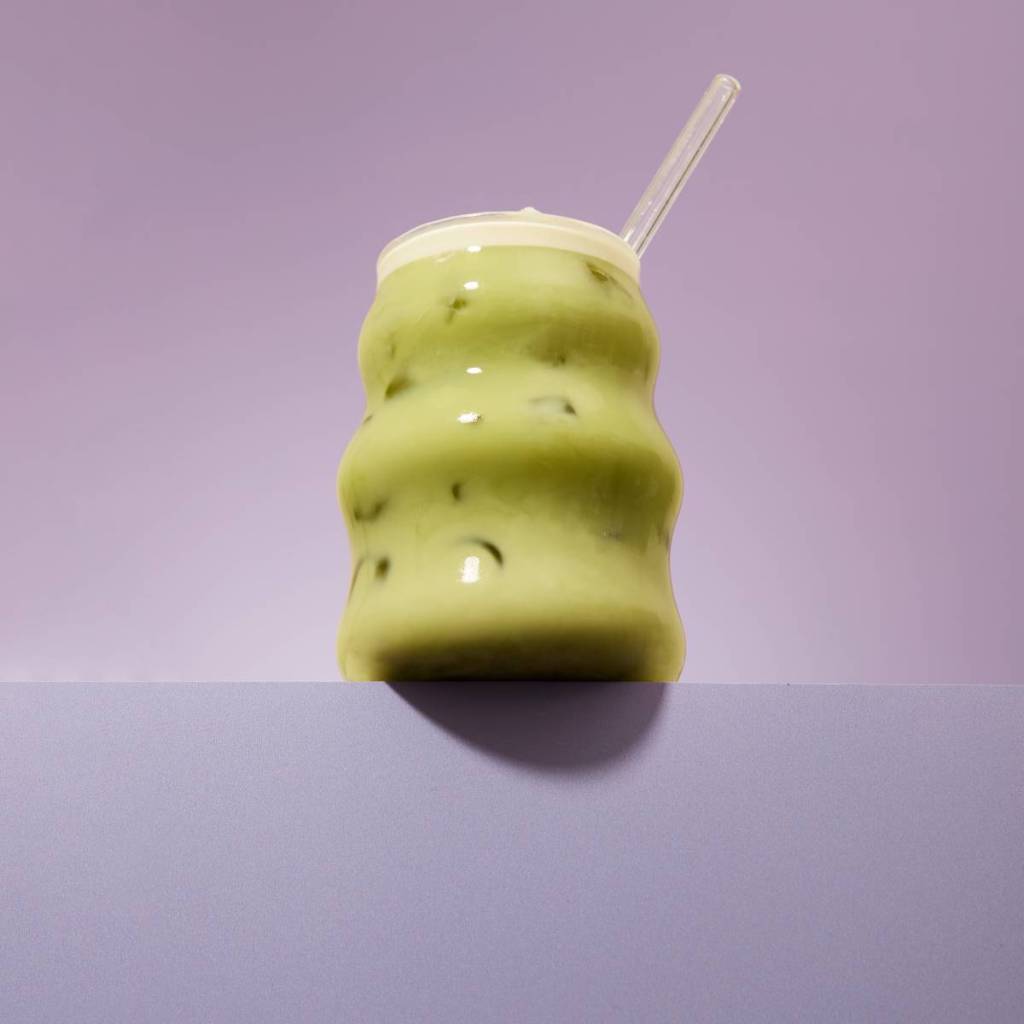 iced matcha driver at bird & blend