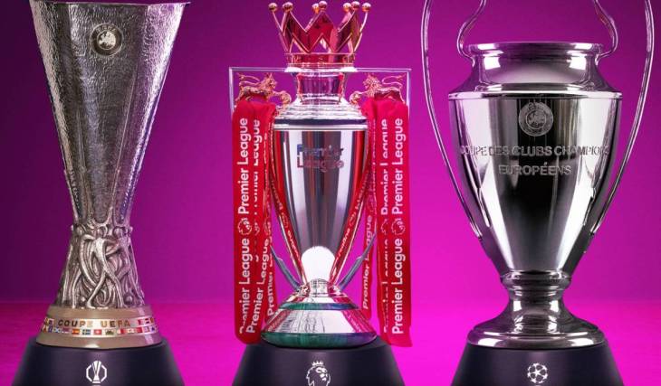 Six of football’s biggest trophies are coming to Manchester for football fans to view this weekend – featuring the Champions League, Europa League & Premier League trophies