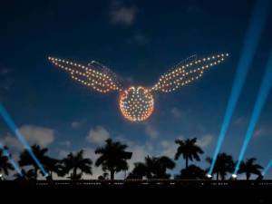 This magnificent drone show brings Harry Potter to the skies across three magical nights at Haydock Park Racecourse featuring Audible Listening Tents