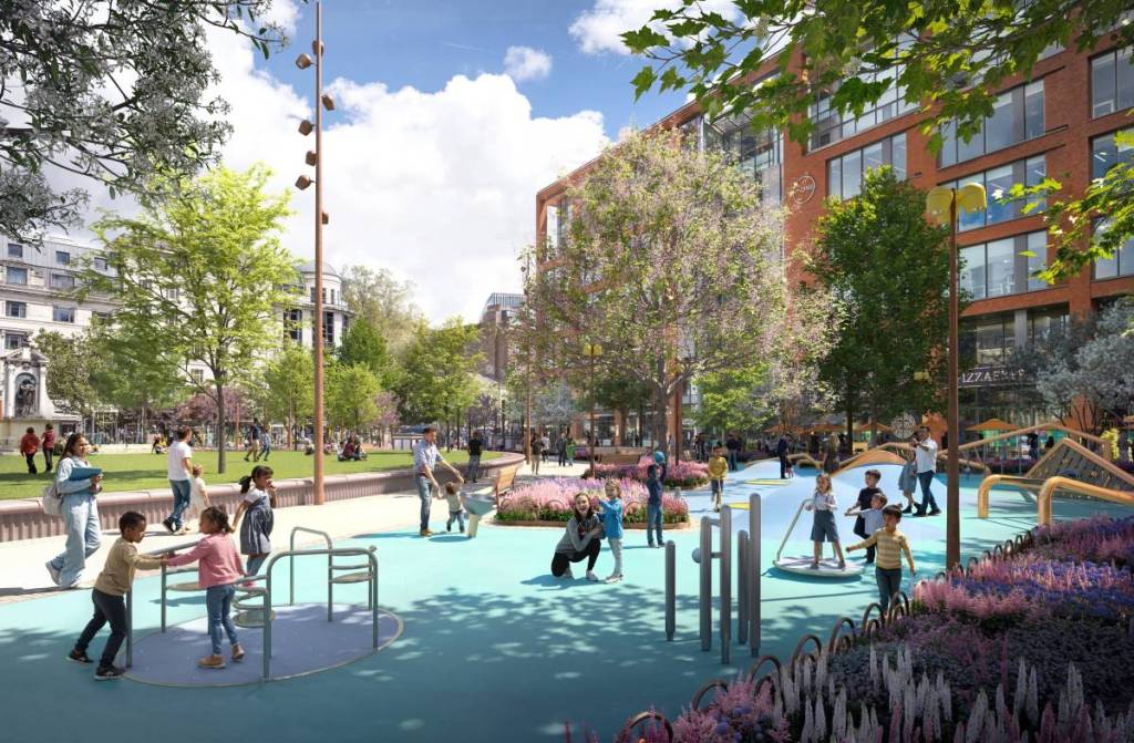 piccadilly gardens planning application playground