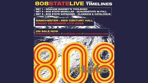 808 state new century manchester poster