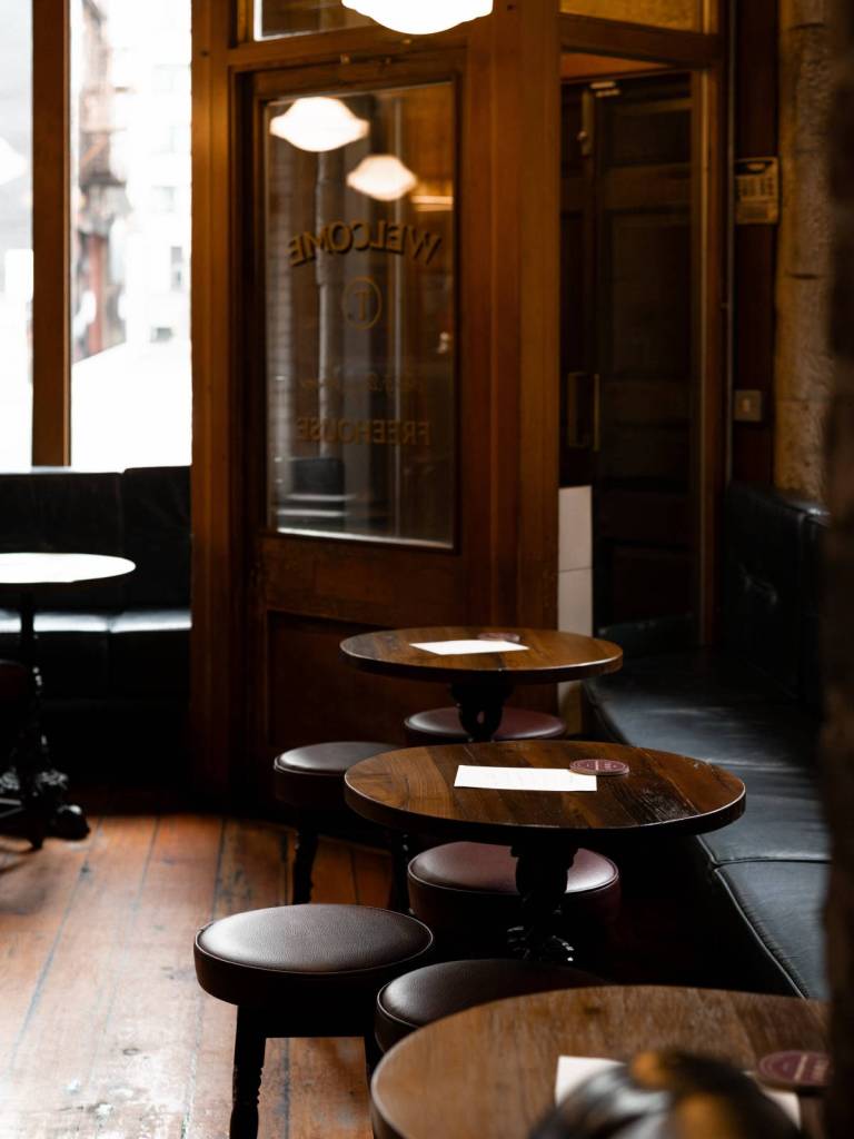 stools at the trof pub