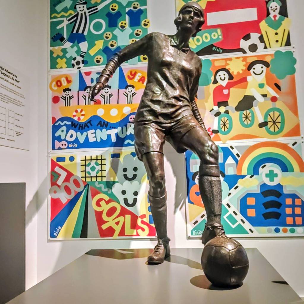 lily parr statue national football museum exhibitions