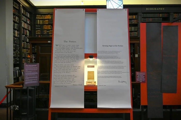 portico library exhibition manchester