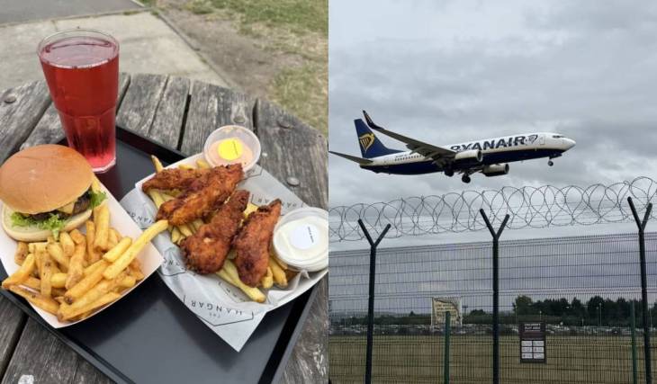 The closest you can get to the tarmac without a boarding pass: The Manchester pub with an airplane playground and runway views of Ryanair and easyJet flights