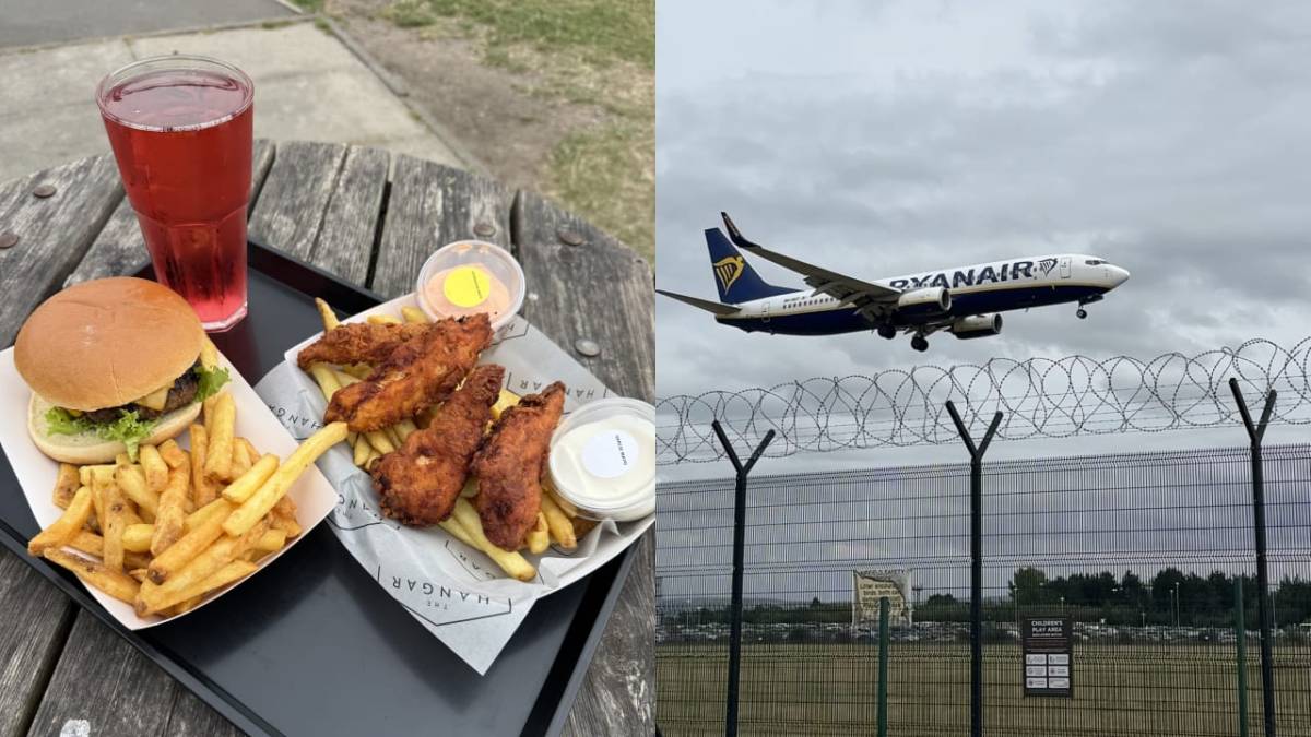 The closest you can get to the tarmac without a boarding pass: The Manchester pub with an airplane playground and runway views of Ryanair and easyJet flights