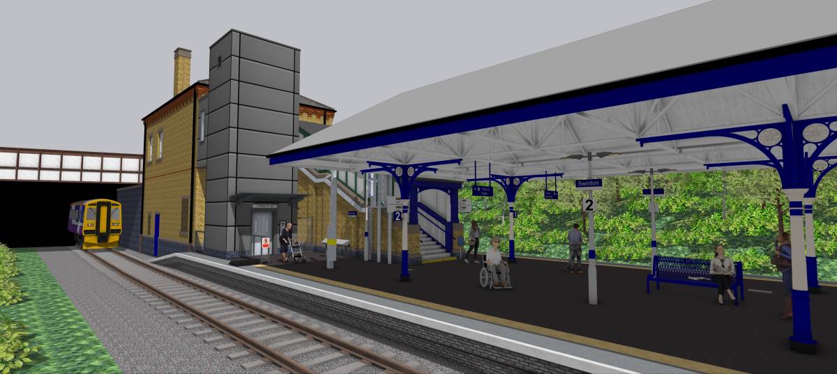 “For too long it's been impossible”: Work begins on £4.3m overhaul to make Greater Manchester's Swinton station step-free with new lifts and upgraded facilities