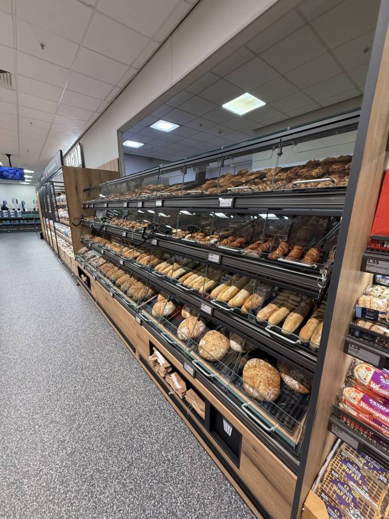 aldi market street new in-store bakery section