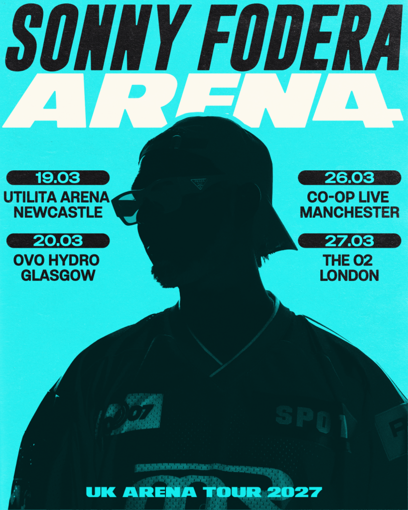 sonny fodera uk arena tour poster