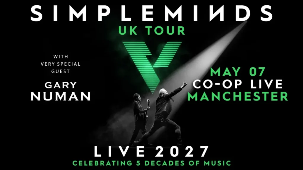 simple minds poster manchester