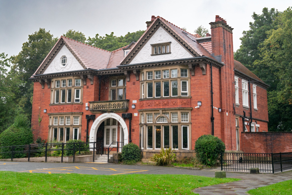 The cafe sits proudly in Denehurst Park