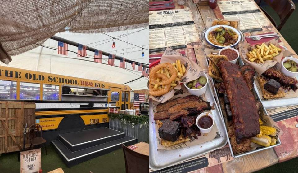 Texas BBQ Manchester: Old School BBQ Bus Video Tour