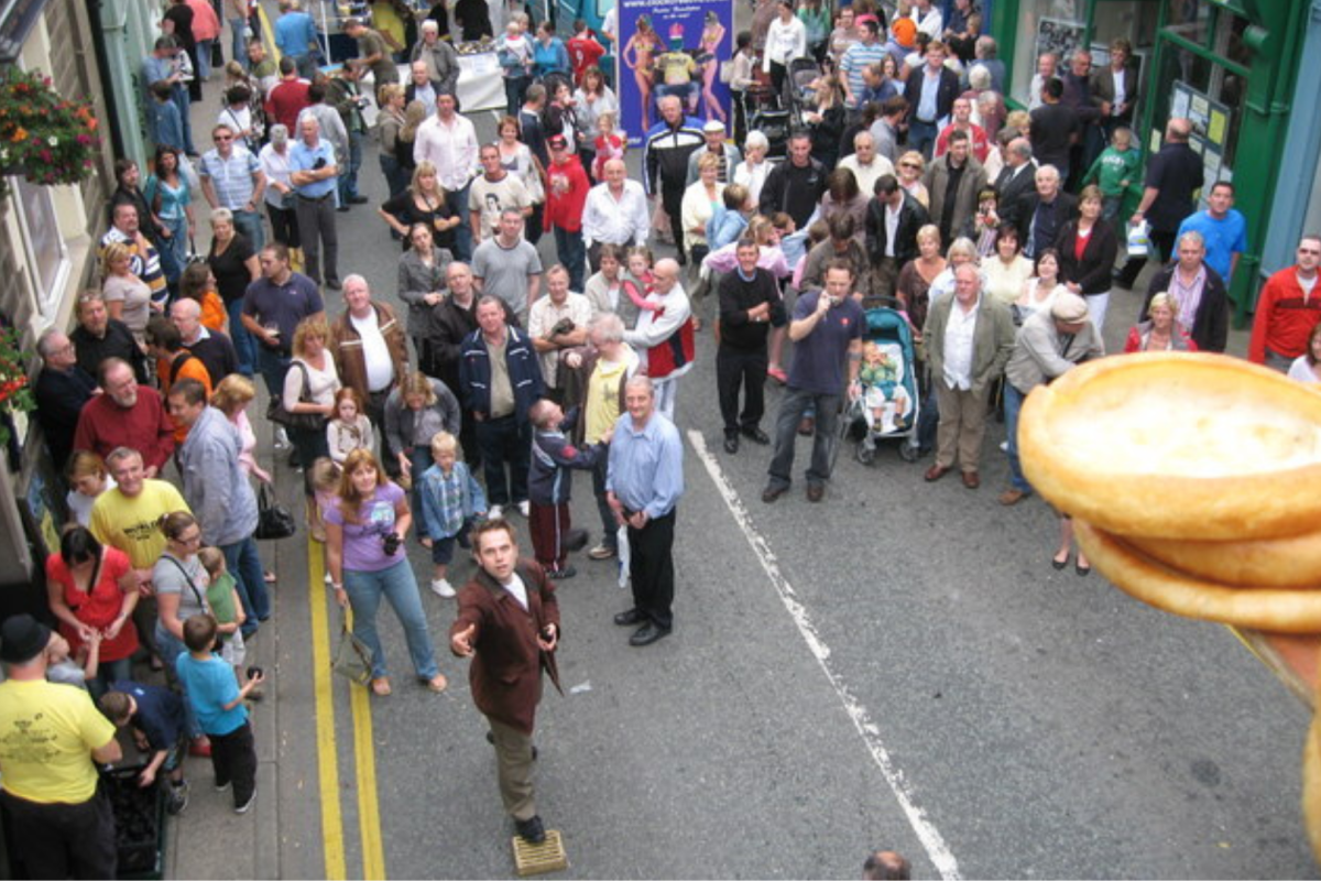 Just 30 minutes from Manchester, this historic town is hosting the World Black Pudding Throwing Championships with live music, food stalls, and £2 entry