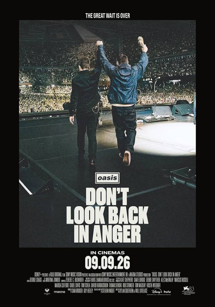 oasis don't look back in anger documentary poster