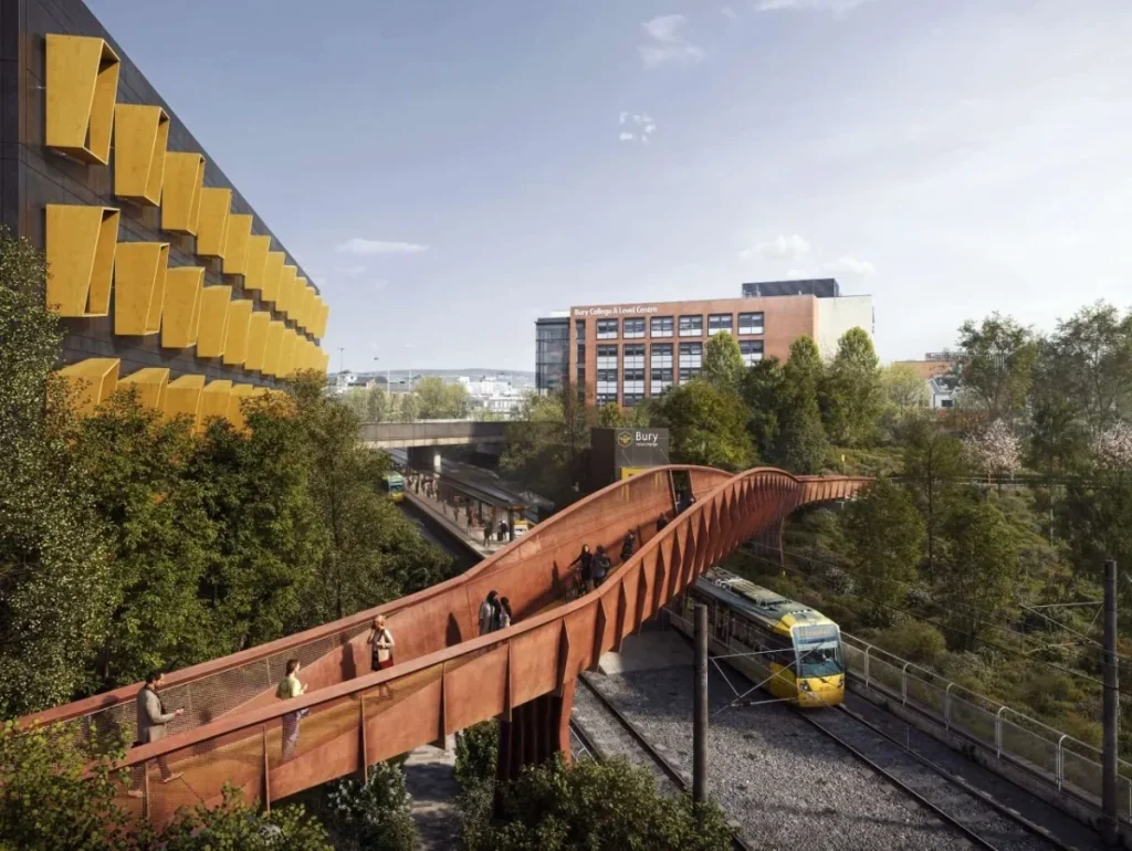 bury interchange footbridge