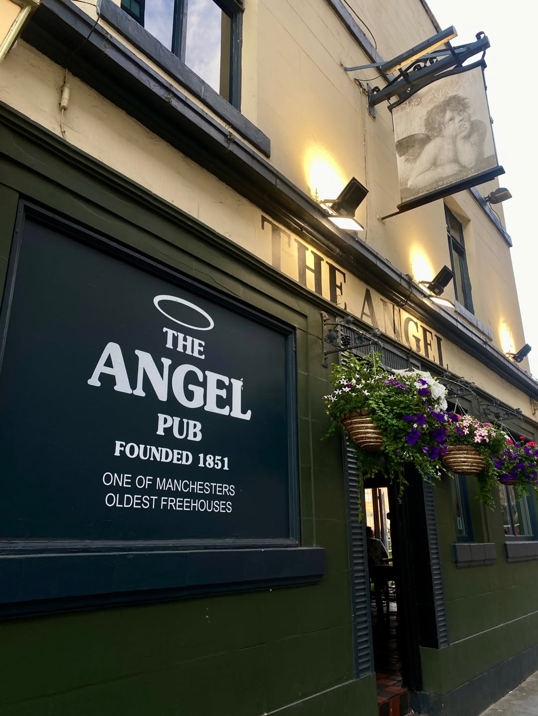 the angel pub manchester exterior