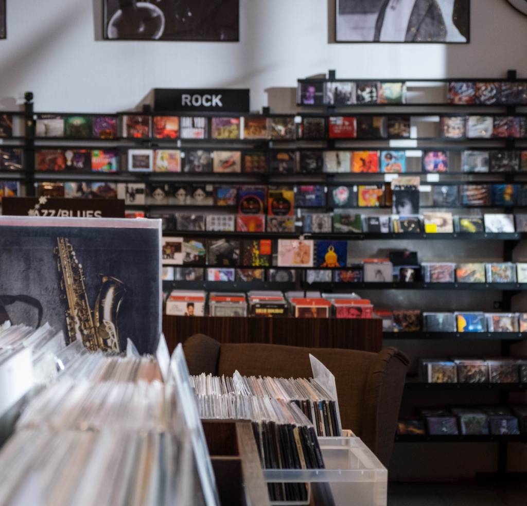 a record shop