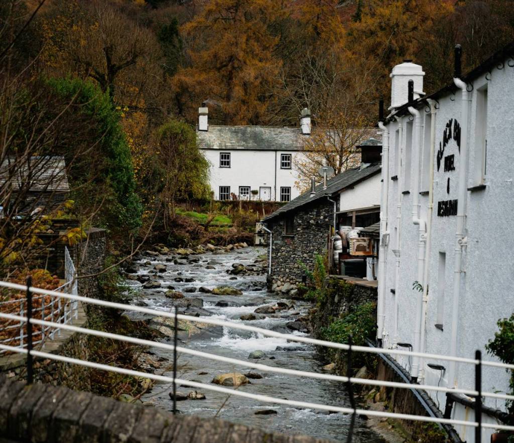 coniston village autumn
