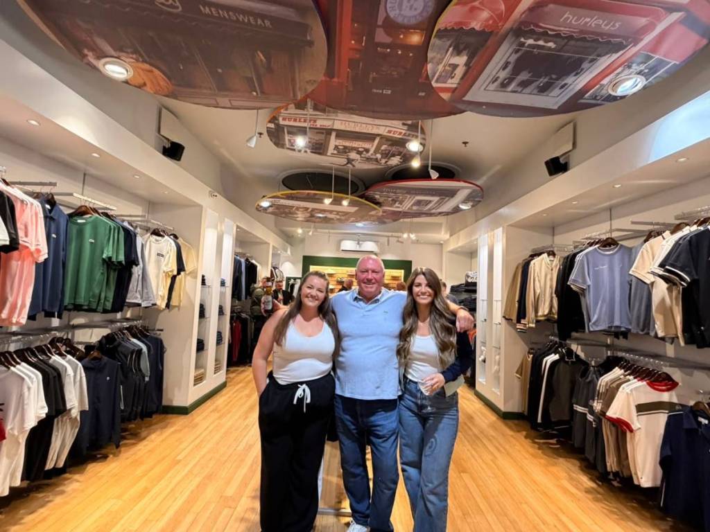 Hurley MD Mark & Daughters Jess & Tara Opening the New Sports store