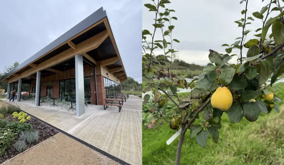 A 160-acre former Oldham landfill has transformed into the UK’s largest urban farm and eco-park – complete with a woodland forge, playground, and a farm-to-fork café