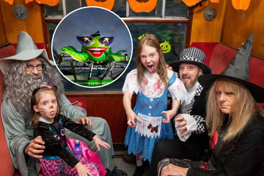 halloween manchester 2026 ghost train inflatable monsters