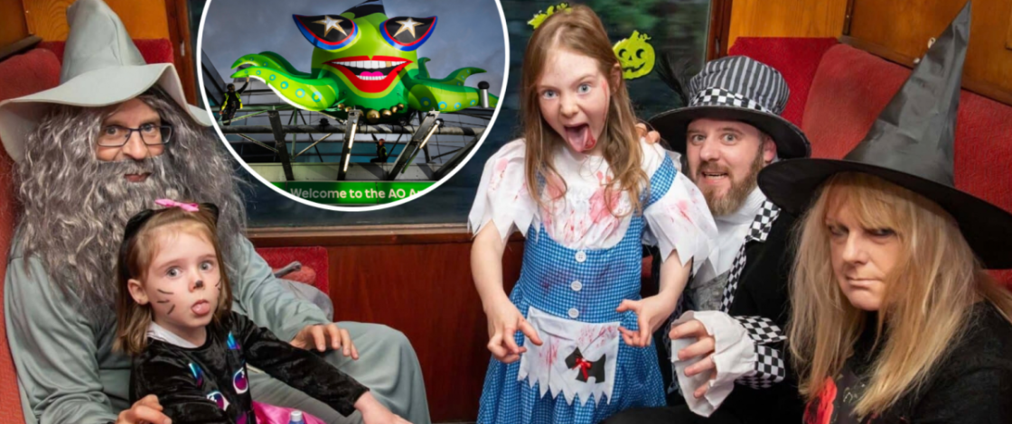 Giant rooftop monsters, ghost trains & extreme scare zones: Every spooky experience, light trail and Halloween event coming to Greater Manchester this autumn