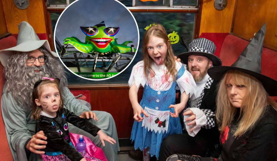 Giant rooftop monsters, ghost trains &amp; extreme scare zones: Every spooky experience, light trail and Halloween event coming to Greater Manchester this autumn