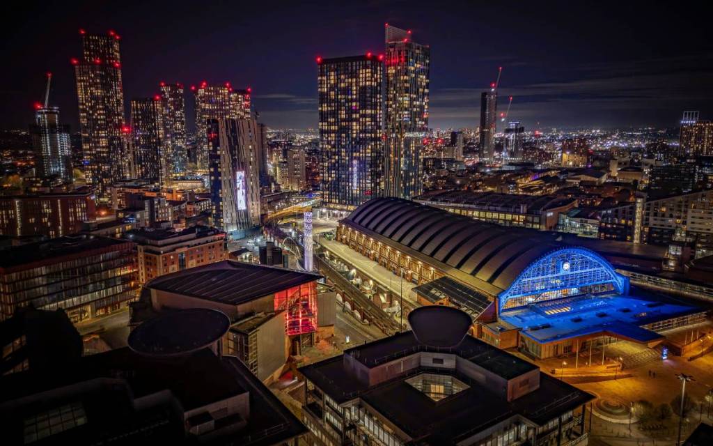 manchester central night g20 summit