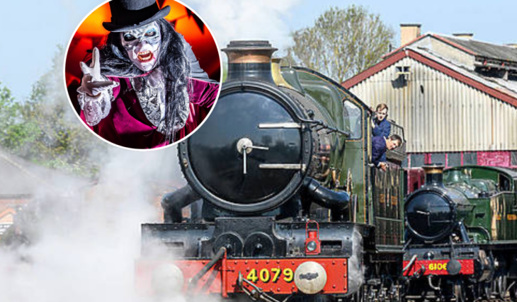 Greater Manchester’s eerie Halloween ghost train returns to East Lancashire Railway this October with interactive jump scares, live shows & mysteries to solve