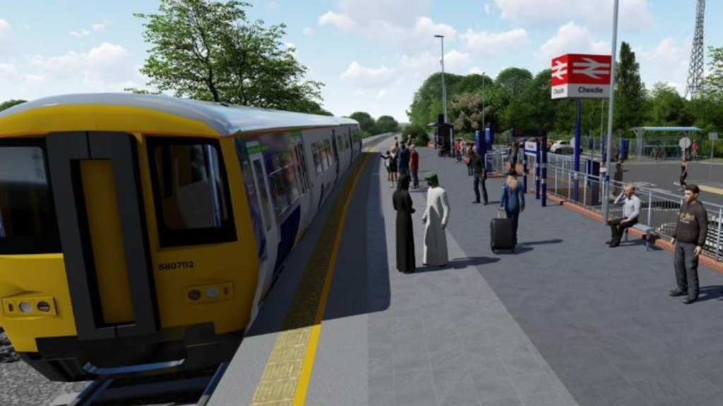 cgi of cheadle station