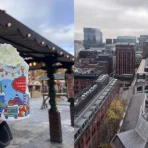 Manchester Christmas markets video: food, rides and pyramid