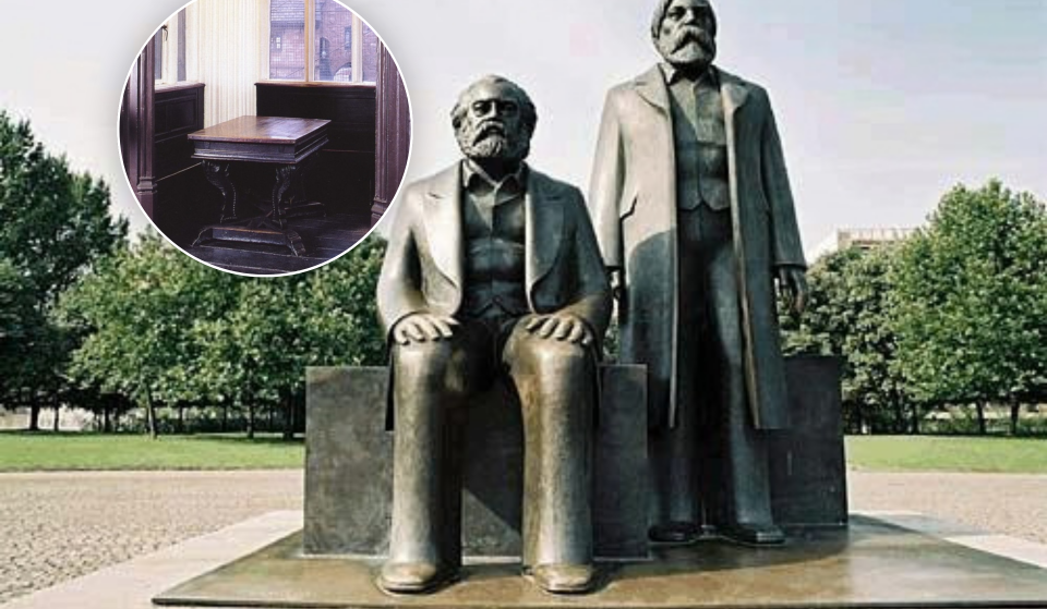 In 1845, Karl Marx and Friedrich Engels spent the summer at a wooden desk in Manchester’s Chetham’s Library; the alcove where they drafted the groundwork for ‘The Communist Manifesto’ remains completely unchanged 180 years later