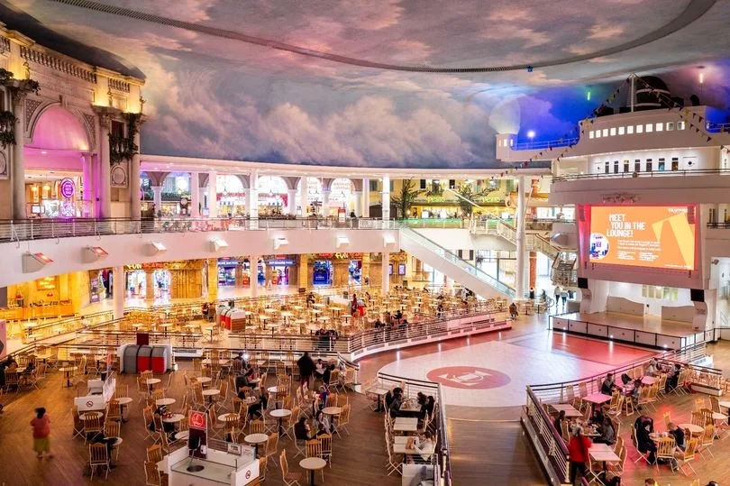 people sat inside the orient at the trafford centre