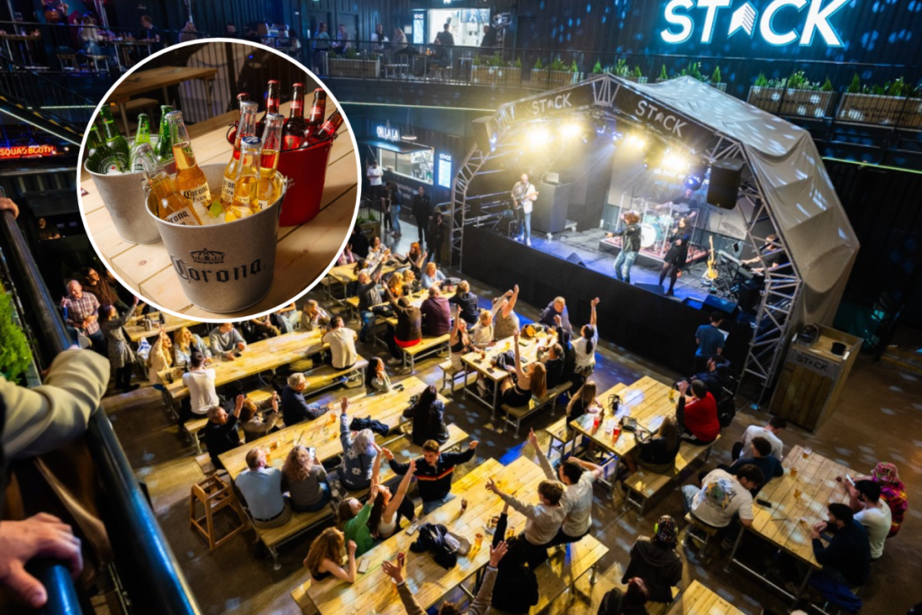 stack wigan tables beer