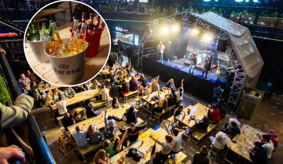 In 2021, Wigan lost its landmark Debenhams department store; the vacant two-floor site is now reopening this November as a 2,000-capacity food hall with 6 kitchens, 5 bars and a stage for live performances