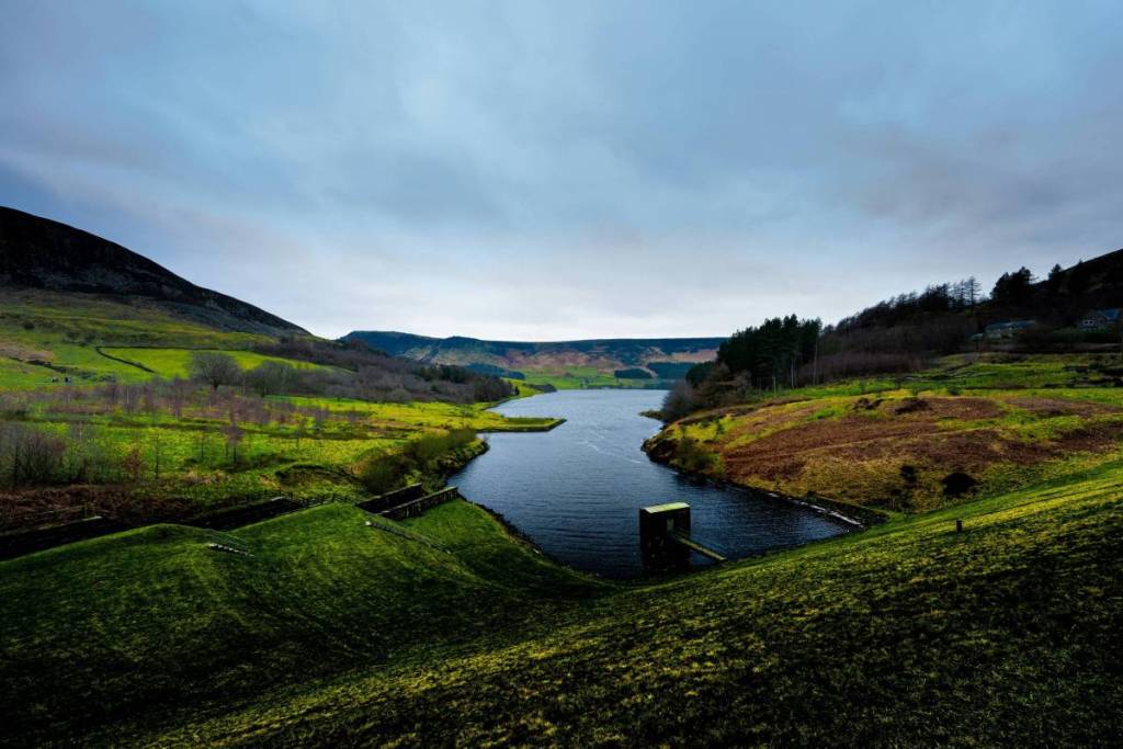 view of dovestone reservoir in oldham
